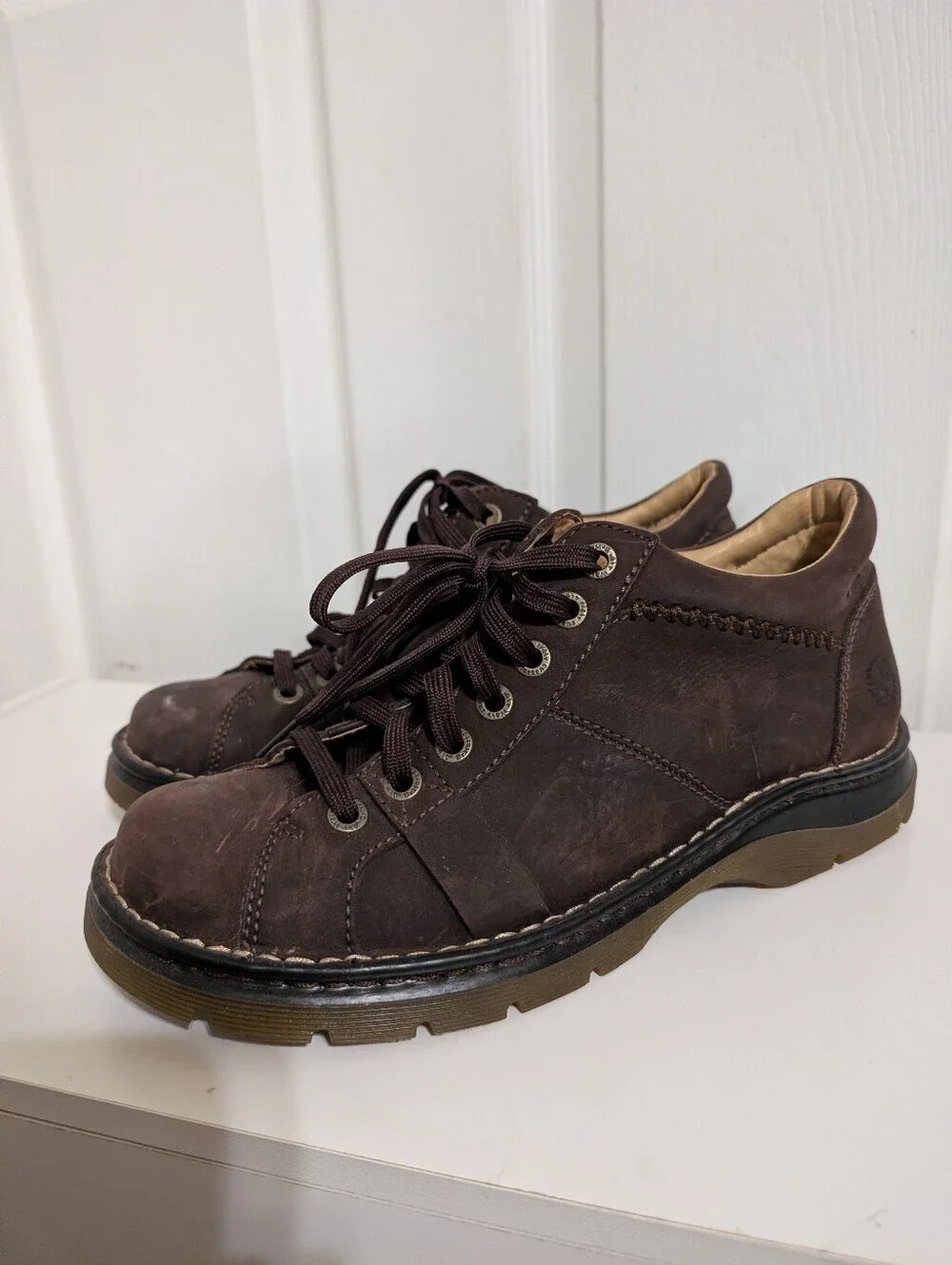 Vintage Dr Martens Mens Shoes  Brown Keith Oxford Chunky Y2K Doc 90s Size 10